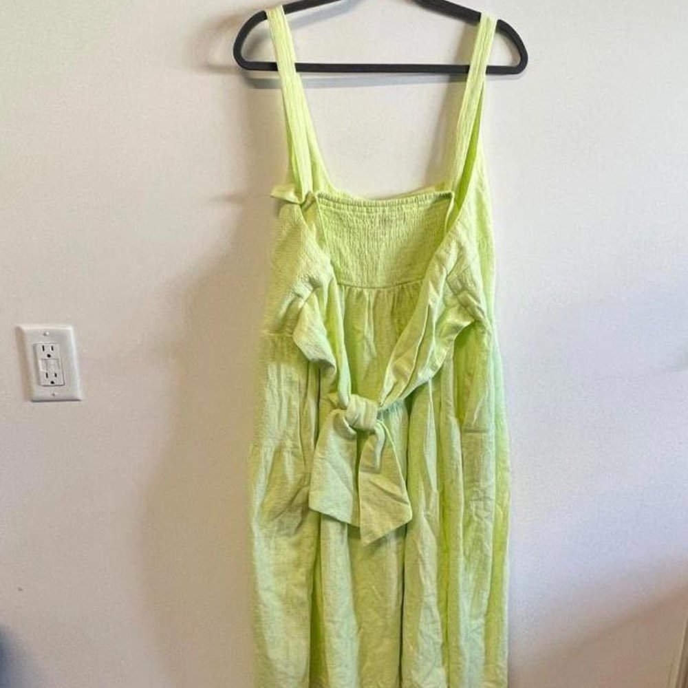 Ava & Viv Lime Green Midi Dress without tag
